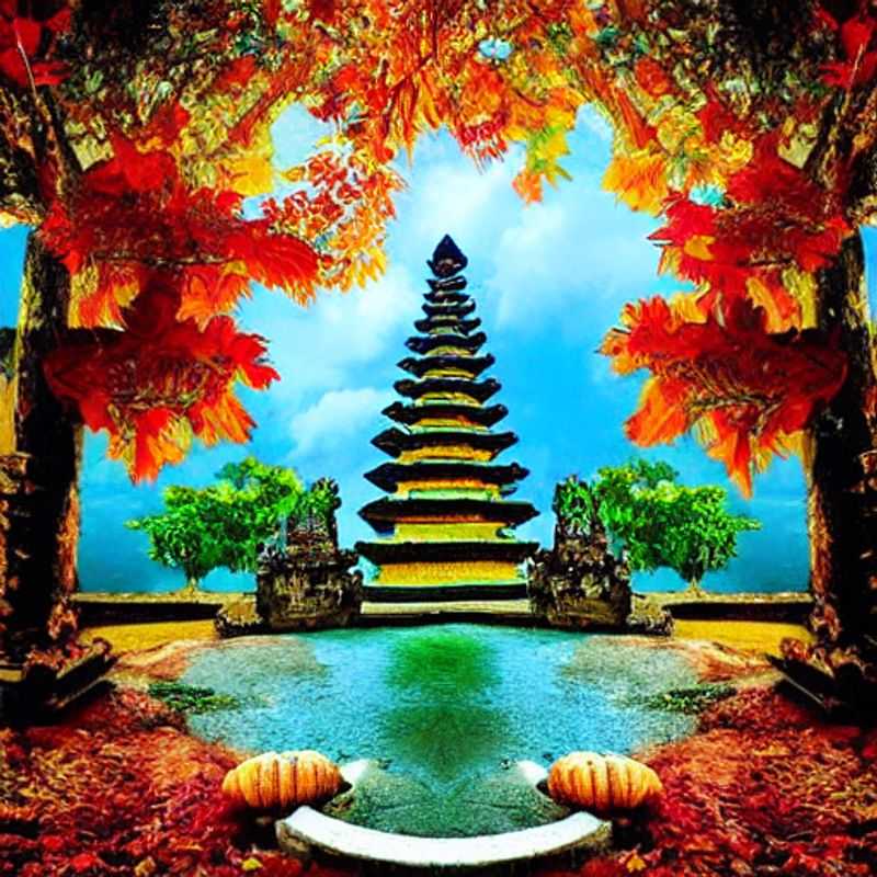 Bali's iconic rice terraces bathed in golden light, a must-capture moment for any social media enthusiast exploring Indonesia's paradise.