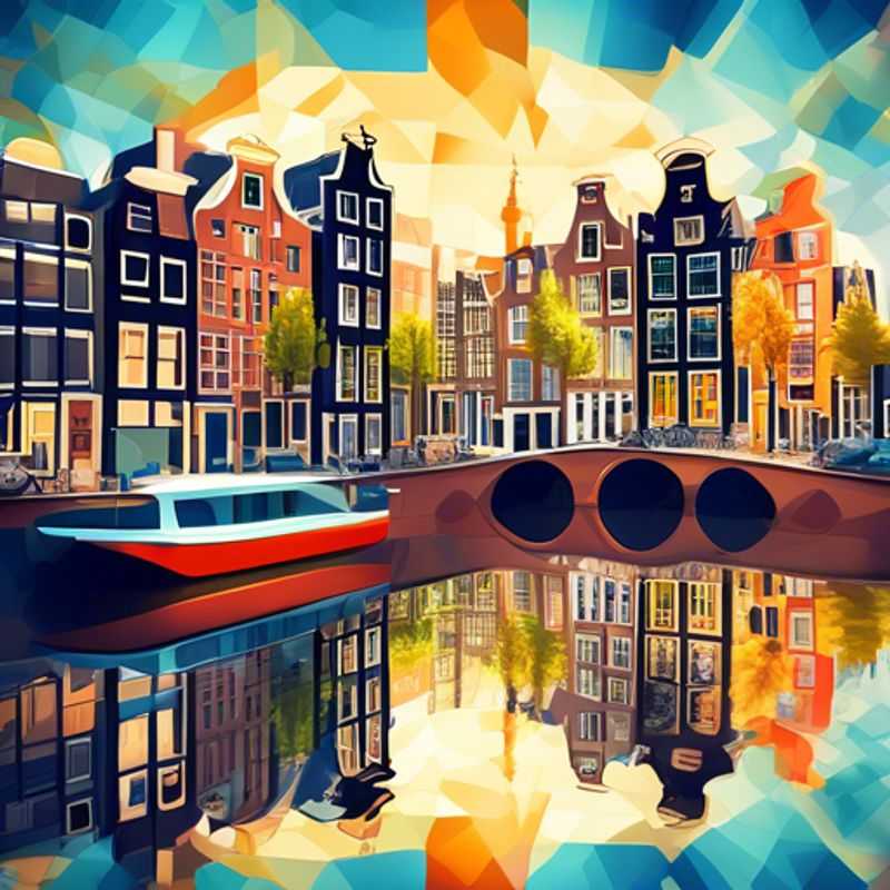 Amsterdam en hiver: Canaux gelés et maisons pittoresques.