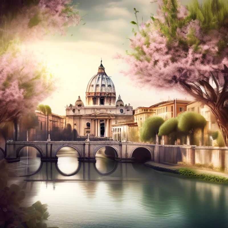 Rome, Italie : Vue pittoresque illustrant le coût de la vie à Rome.
