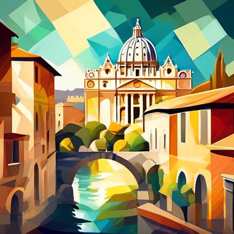 Roma, Itália: Uma vista deslumbrante que te faz questionar se a beleza tem preço. (Rome, Italy: A stunning view that makes you question if beauty has a price.)