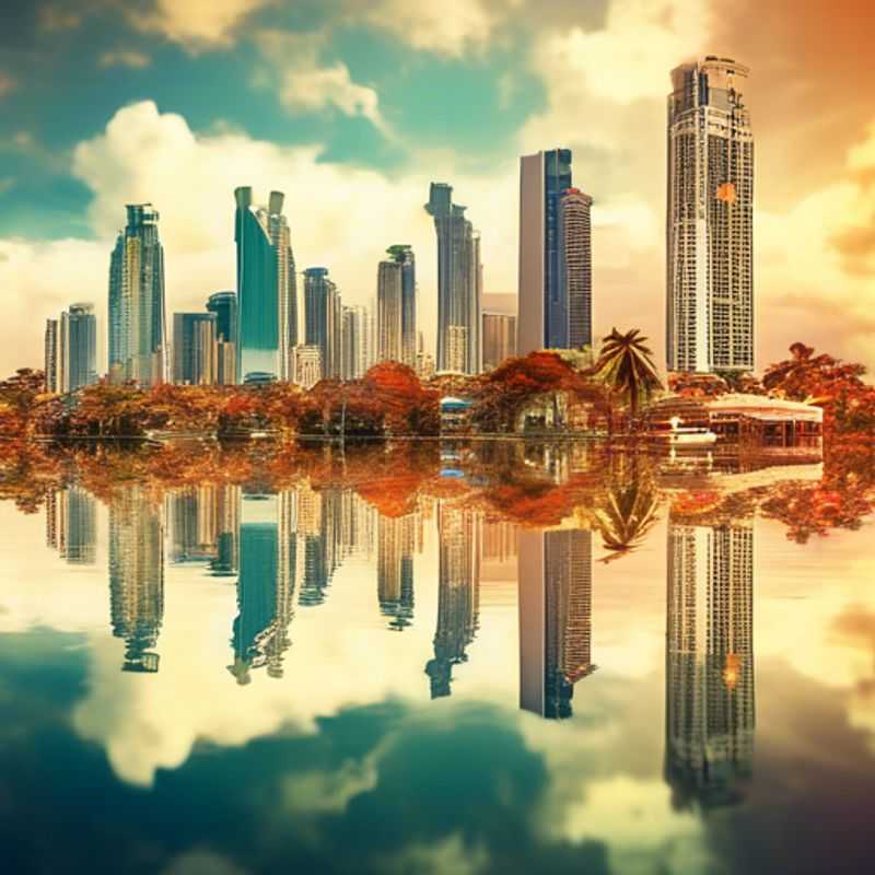 Panama City, Panama : Vue panoramique de la ville, illustrant le coût de la vie potentiellement élevé ou abordable selon les choix de voyage.