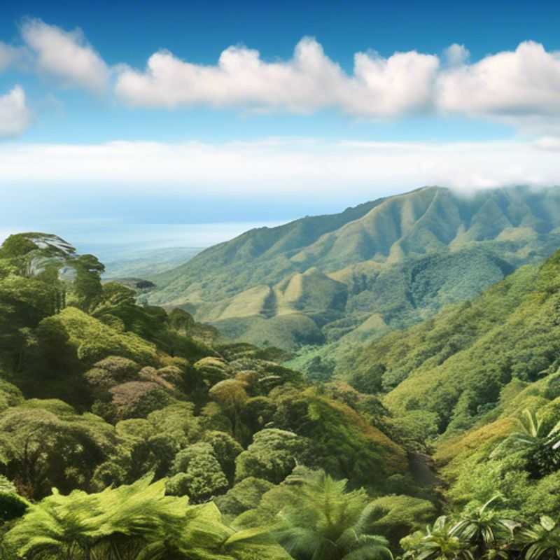 Paysage enchanteur de Monteverde, Costa Rica :