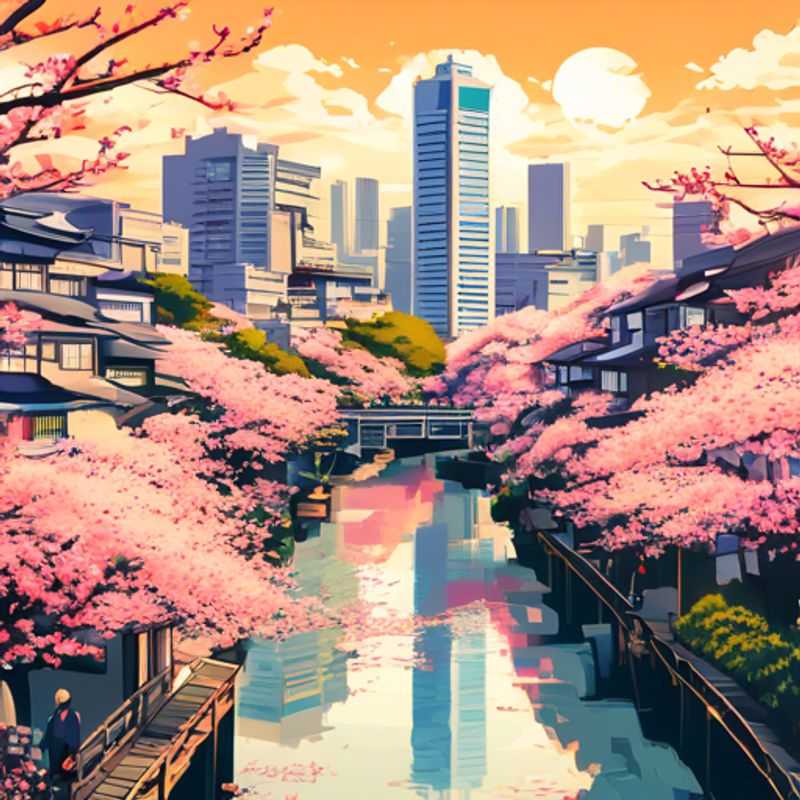 Tokyo, Japon : Vue urbaine animée illustrant le coût de la vie, avec des gratte-ciel et des enseignes lumineuses.
