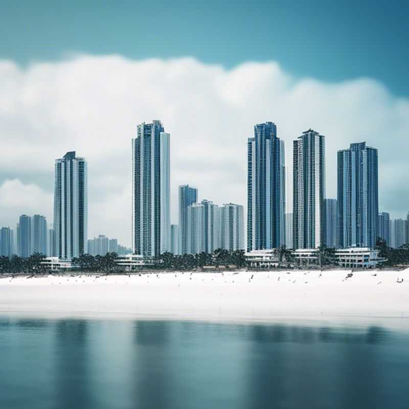 Panama City, Panama : Vue panoramique de la ville, illustrant le coût de la vie.