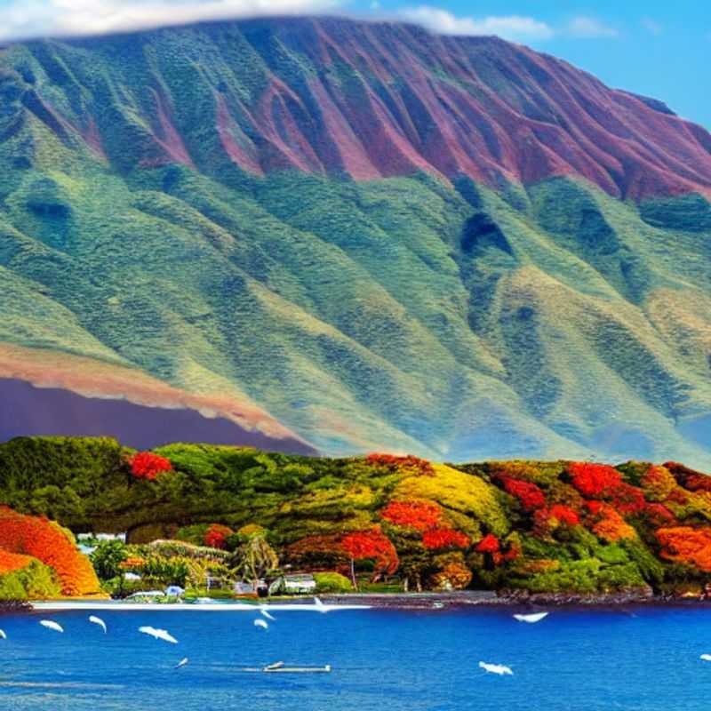 Chasing the golden hour: Capture-worthy moment from Maui, Hawaii - perfect for your Insta feed! This stunning vista highlights why Maui is a top social media location.