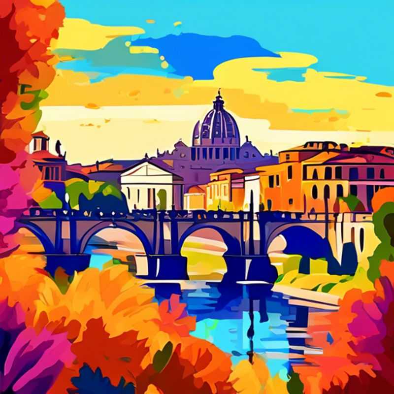 Here are a few options for alt text in Portuguese for an image of Rome, Italy in an article about whether Rome is expensive to visit, each with a slightly different emphasis: