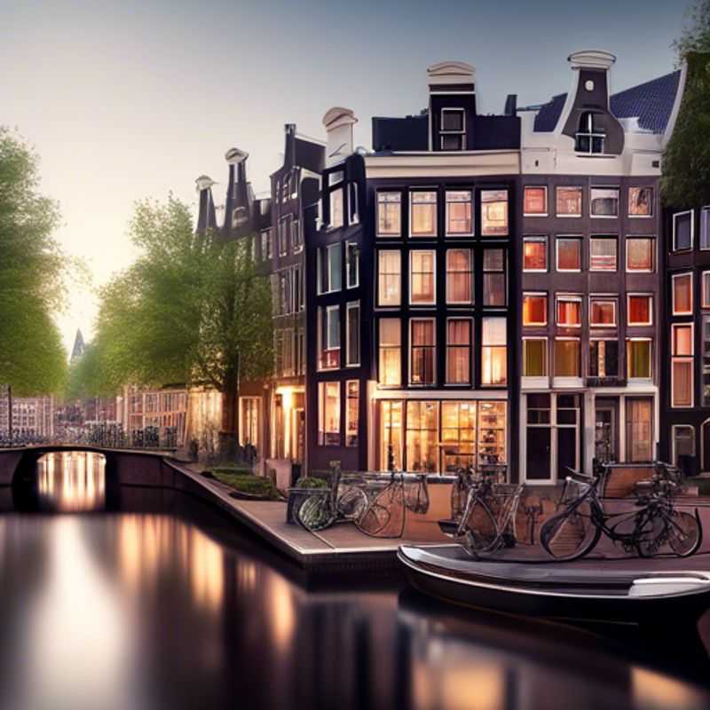 Amsterdam en hiver: Canaux gelés et maisons pittoresques.