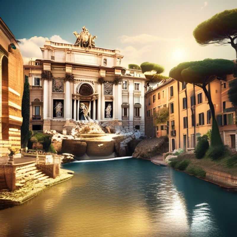 Rome, Italie : Une vue suggestive illustrant le coût de la vie à Rome. (Rome, Italy: A suggestive view illustrating the cost of living in Rome.)