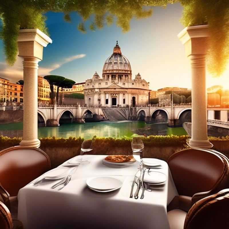 Here are a few options for alt text in Portuguese for an image of Rome, Italy in an article about whether Rome is expensive to visit, each with a slightly different emphasis: