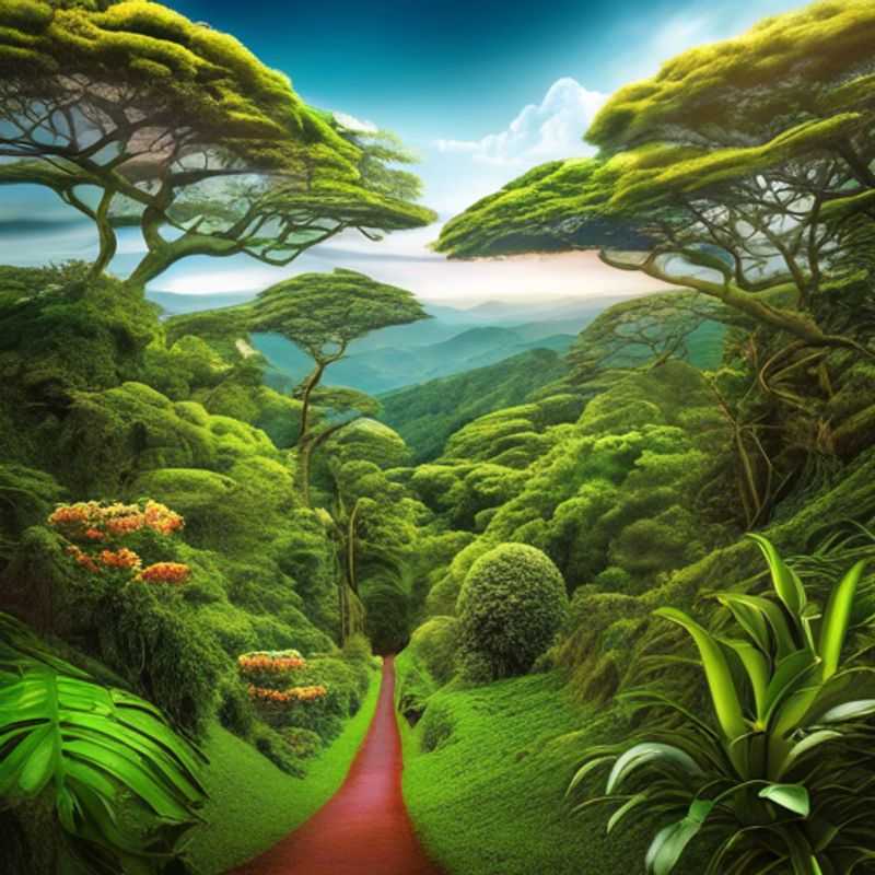 La beauté luxuriante de Monteverde, Costa Rica : une forêt nuageuse envoûtante.