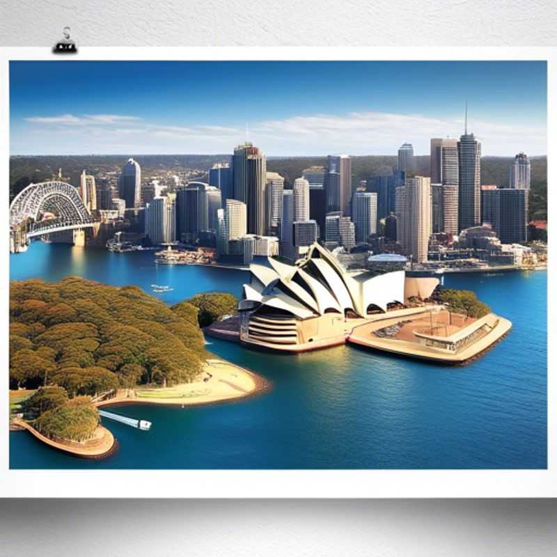 Sydney, Australie : Vue emblématique du port et de l'Opéra, illustrant le coût de vie potentiellement élevé de la ville.