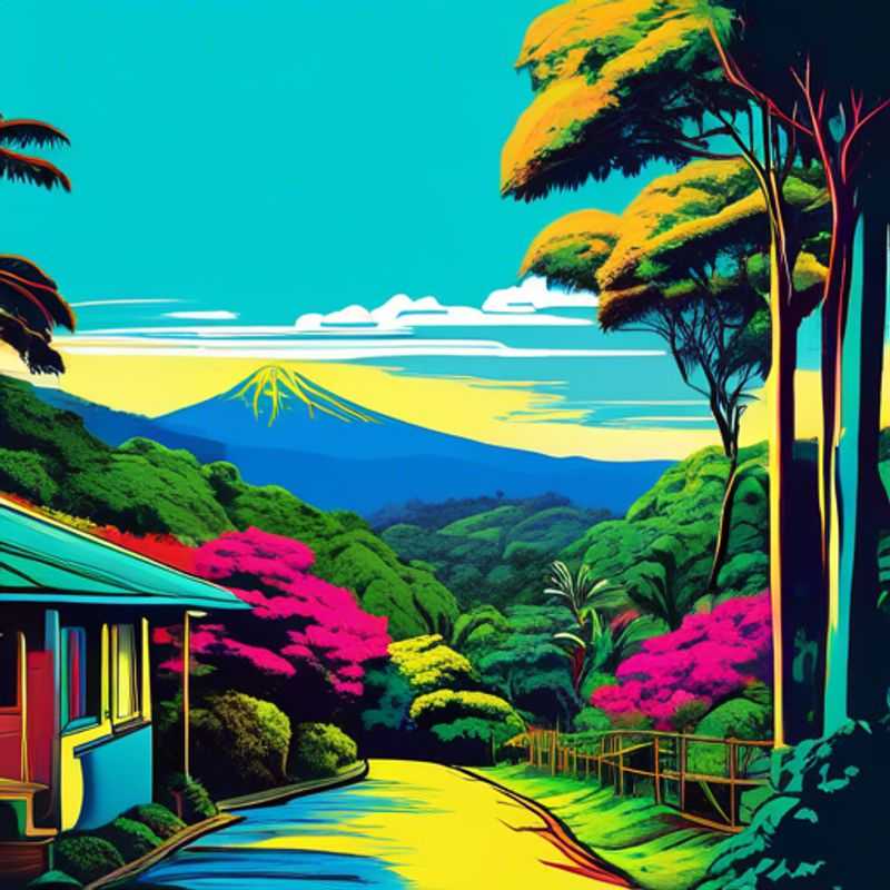 Monteverde, Costa Rica : Un paysage luxuriant et verdoyant, idéal pour évaluer le coût d'un séjour.