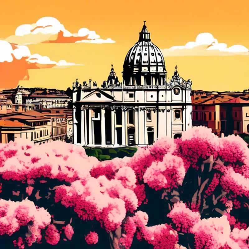Here are a few options for alt text in Portuguese for an image of Rome, Italy in an article about whether Rome is expensive to visit, each with a slightly different focus: