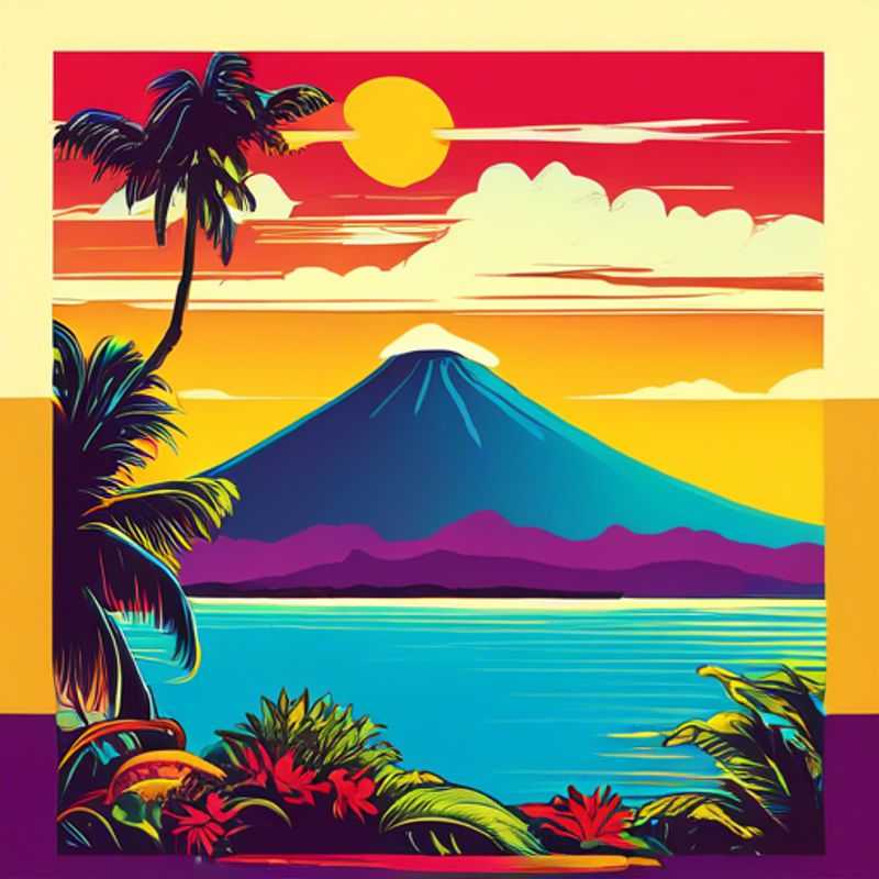 L'île d'Ometepe, Nicaragua :