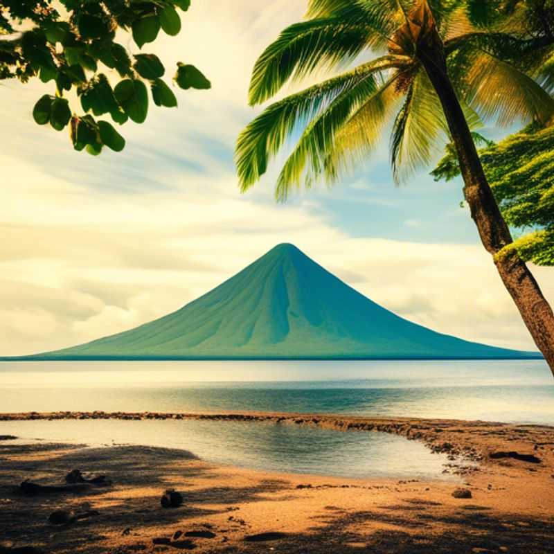 L'île d'Ometepe au Nicaragua :