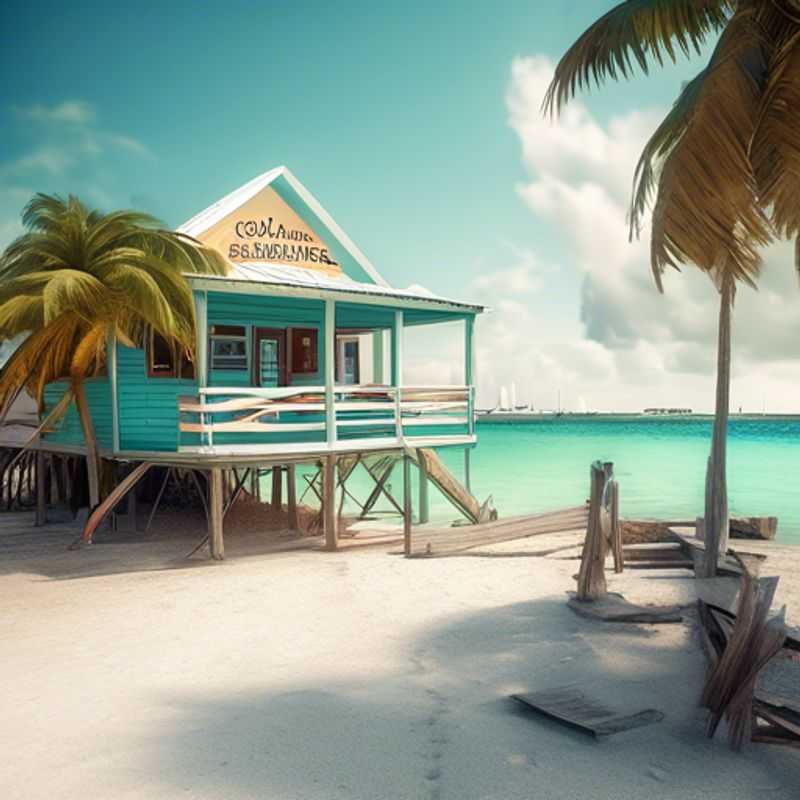 Caye Caulker, Belize : Une vue paradisiaque illustrant le coût de la vie sur l'île.