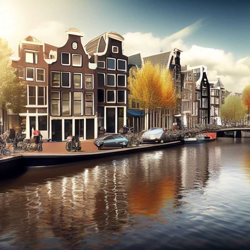 Amsterdam en hiver : Canaux gelés et maisons pittoresques.