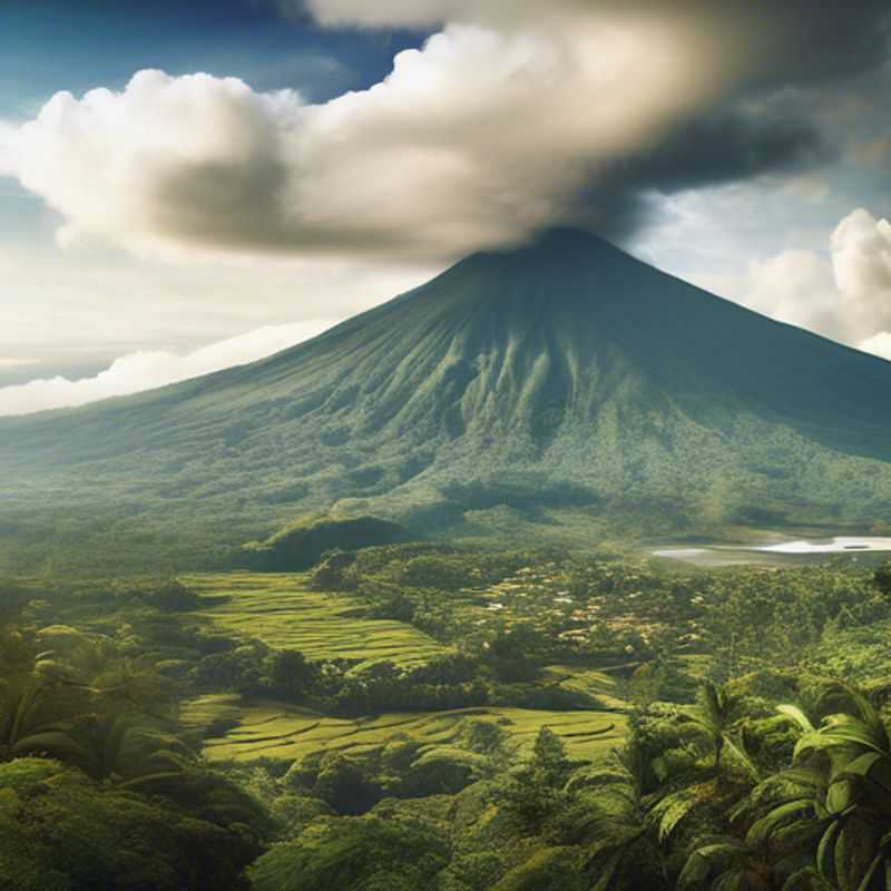 La Fortuna, Costa Rica : Un paysage luxuriant et volcanique.