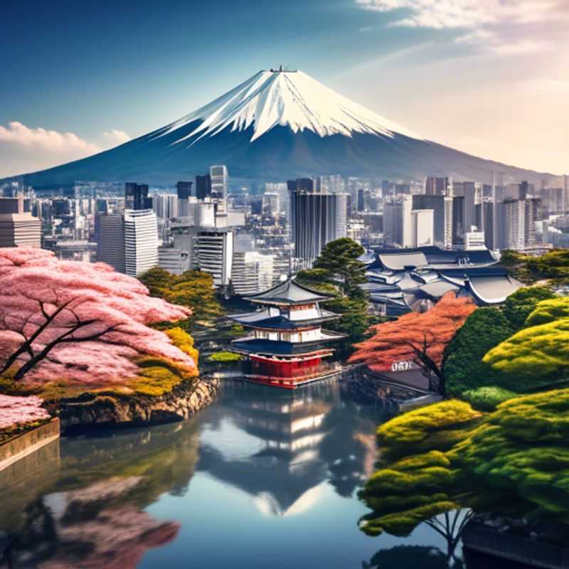 Tokyo, Japon : Vue urbaine illustrant le coût de la vie, entre gratte-ciel modernes et quartiers traditionnels.