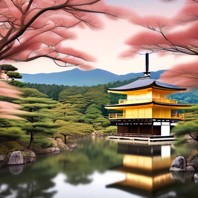 Kyoto, Japon : Vue pittoresque d'un temple ou jardin traditionnel, illustrant le charme et le coût potentiel d'une visite.