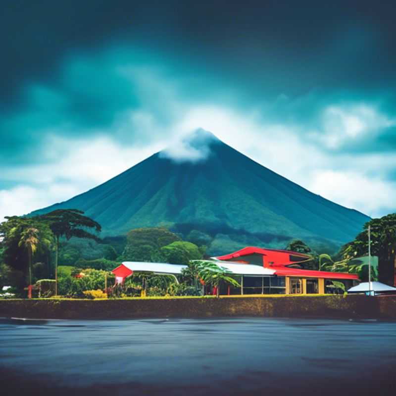 La Fortuna, Costa Rica : Vue pittoresque illustrant le coût de la vie dans cette destination touristique populaire.