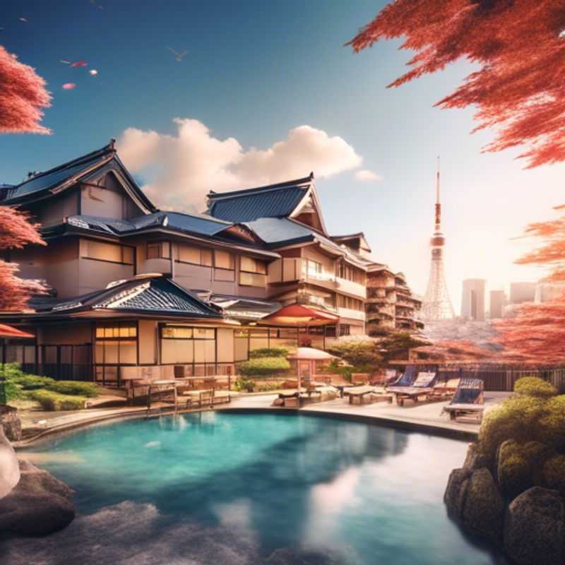 Vue de Tokyo, Japon :