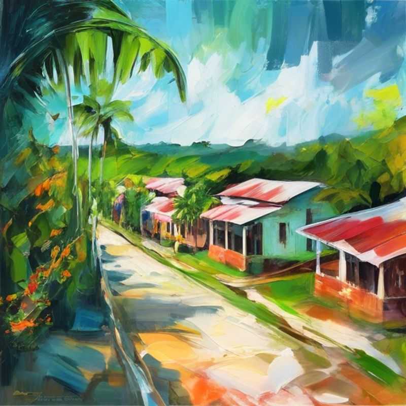 San Ignacio, Belize : Une vue pittoresque illustrant le coût de la vie dans cette ville.