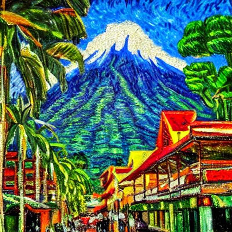 La Fortuna's majestic Arenal Volcano backdrops lush rainforest, a must-capture moment for your Insta-worthy Costa Rican adventure! #LaFortuna #ArenalVolcano #CostaRica #SocialMediaTravel