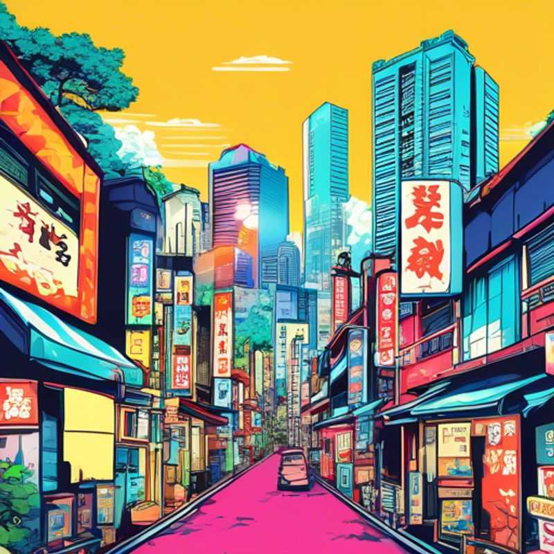 Tokyo, Japon : Vue urbaine illustrant le coût de la vie, entre gratte-ciel modernes et quartiers traditionnels.