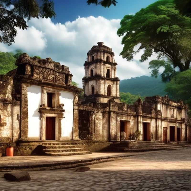 Copán, Honduras : des ruines mayas impressionnantes sous un ciel bleu.