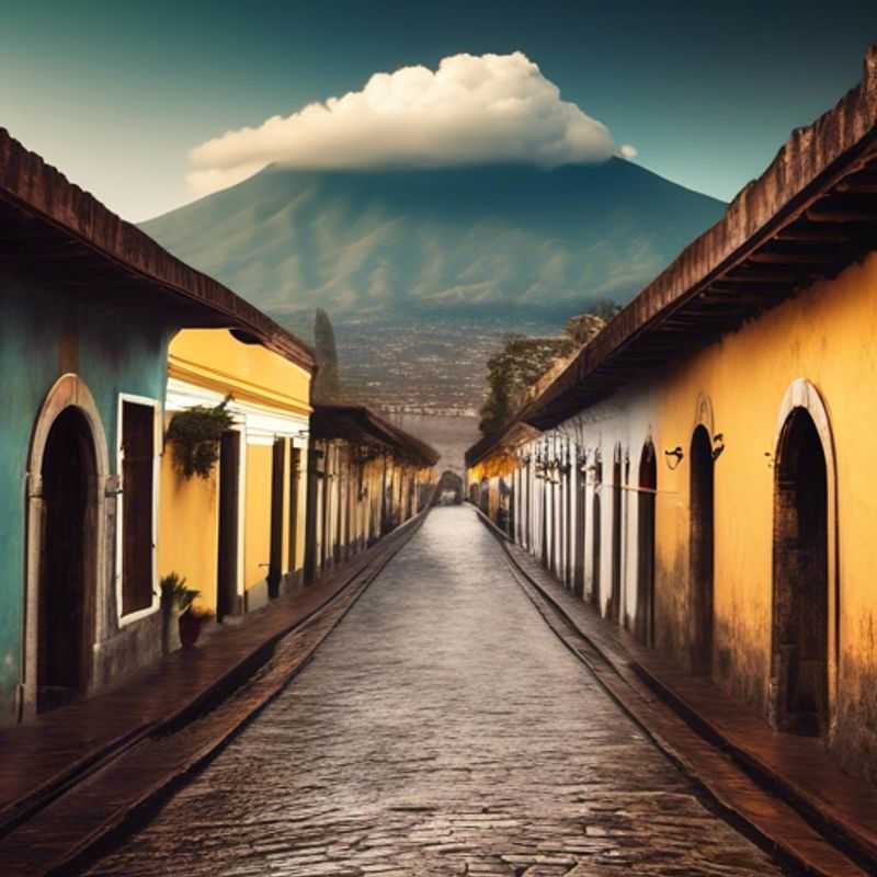 Antigua Guatemala: Uma charmosa cidade colonial, mostrando arquitetura colonial vibrante e ruas de paralelepípedos – ajudando a responder à pergunta: Antigua Guatemala é cara para visitar?