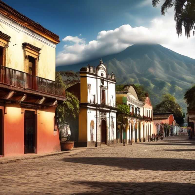Antigua, Guatemala : Une vue pittoresque illustrant le coût de la vie dans cette ville coloniale.