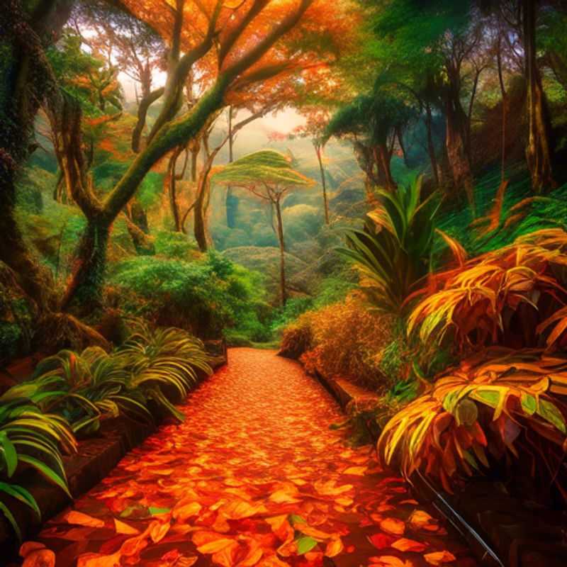Monteverde, Costa Rica : Un paysage luxuriant et verdoyant.