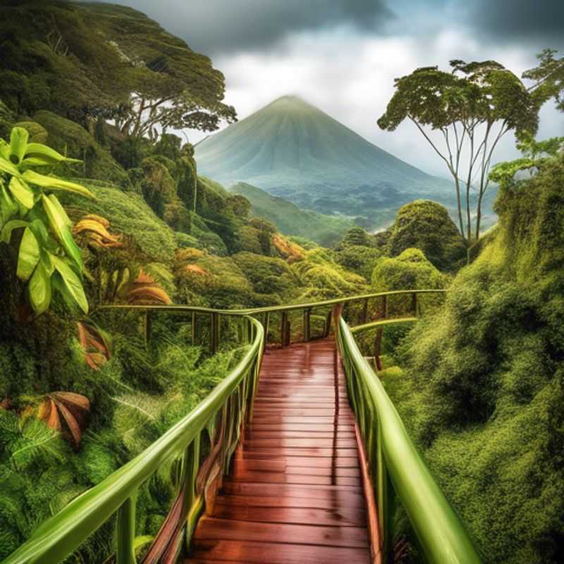 Un paysage époustouflant de Monteverde, Costa Rica, pour illustrer le coût d'un séjour dans cette région.