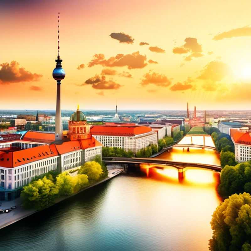 Berlin, Allemagne : une vue urbaine illustrant le coût de la vie, entre bâtiments historiques et quartiers modernes.