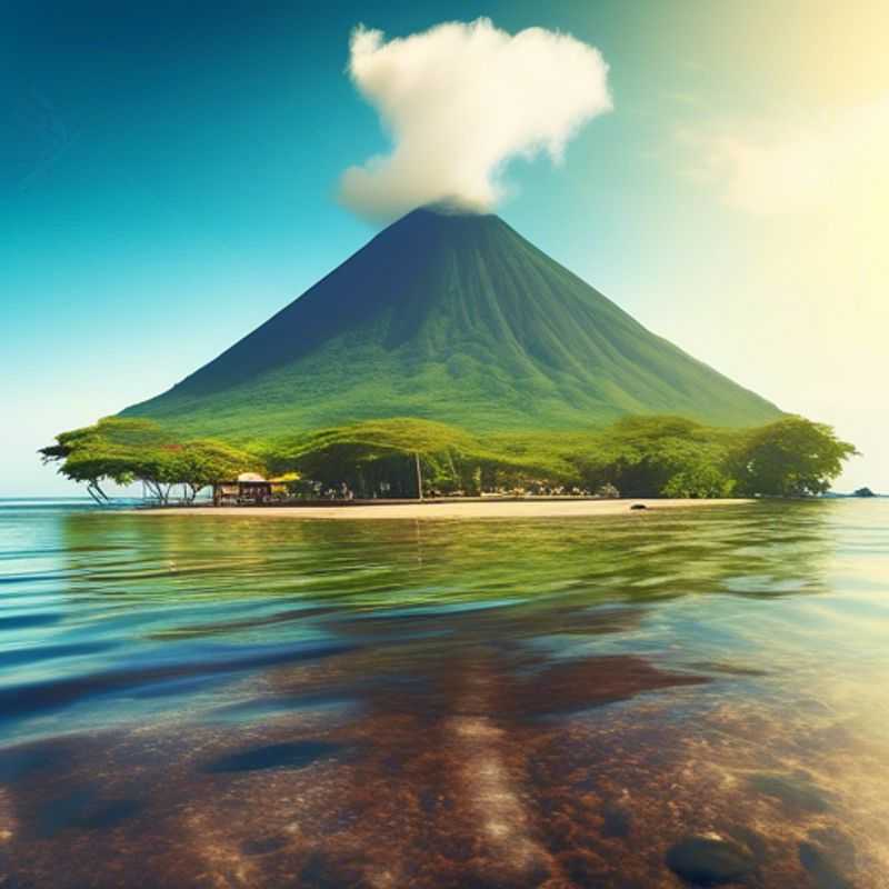 L'île d'Ometepe au Nicaragua :