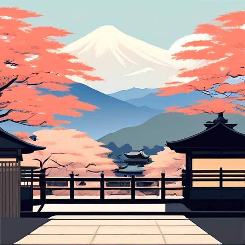 Kyoto, Japon : Vue pittoresque d'un temple ou jardin traditionnel, illustrant le charme et le coût potentiel d'une visite.