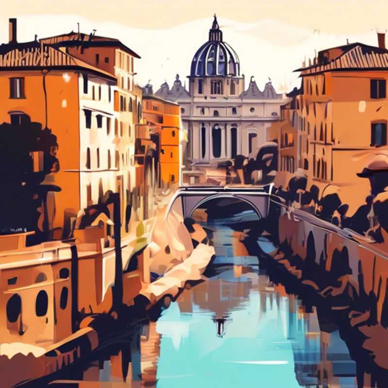 Rome, Italie: Une vue pittoresque soulignant la beauté et le charme de la ville, aidant à répondre à la question : Rome est-elle chère à visiter ?