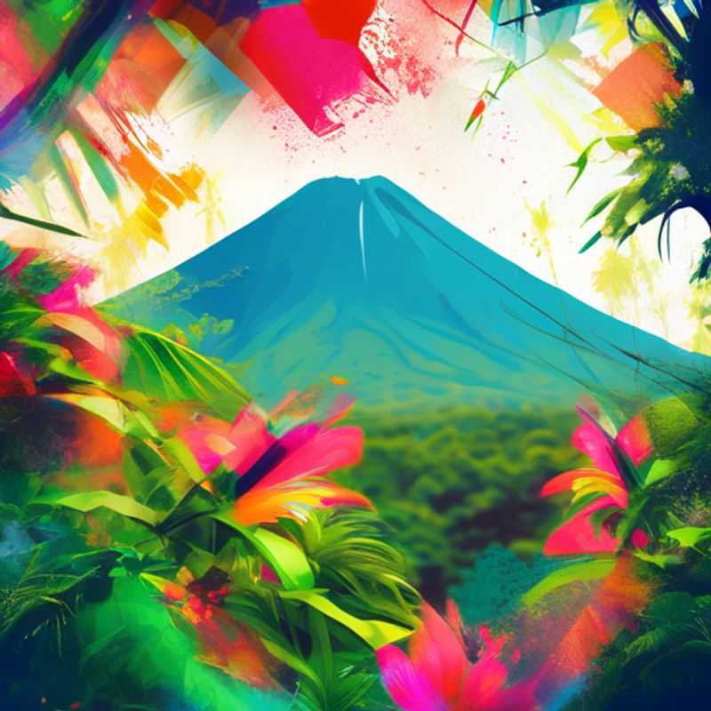 La Fortuna, Costa Rica : Un paysage luxuriant et volcanique.