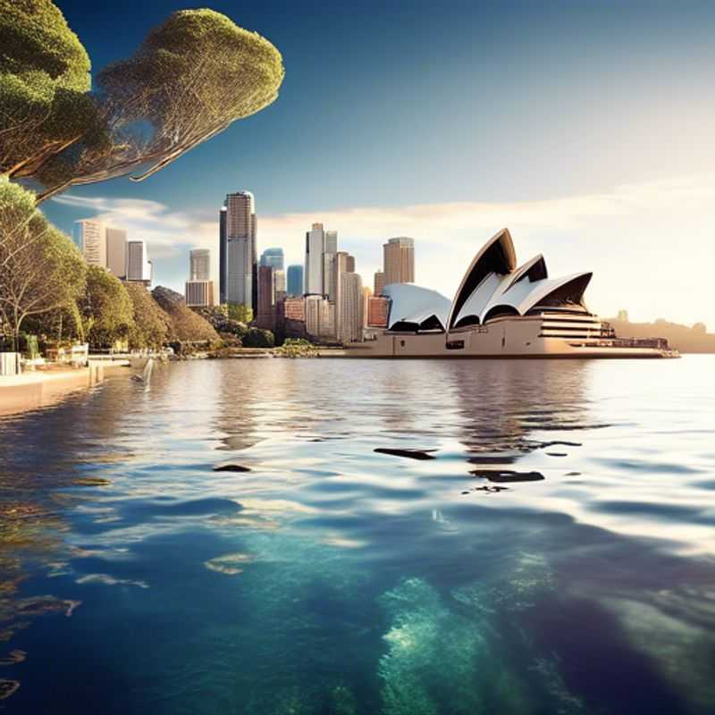 Sydney, Australie : Vue imprenable sur l'opéra et le Harbour Bridge, illustrant le coût potentiel d'une visite.
