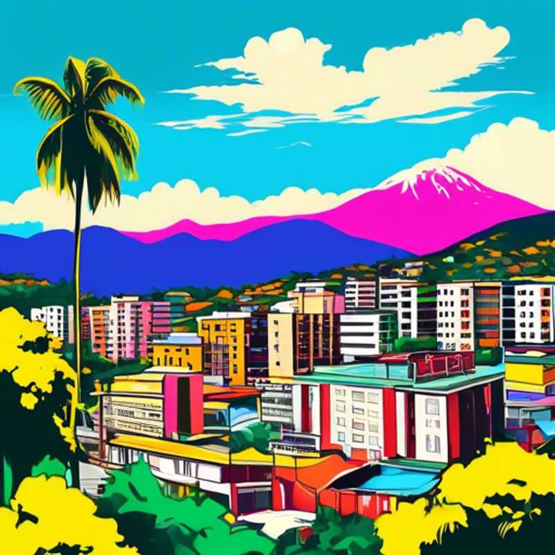 San Pedro Sula, Honduras : Une vue de la ville, pour illustrer un article sur le coût d'un séjour.