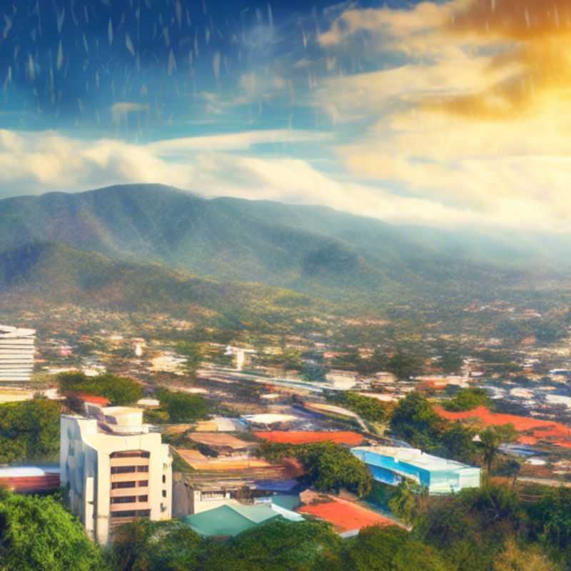 San Pedro Sula, Honduras : Une vue de la ville, pour illustrer le coût de la vie touristique.