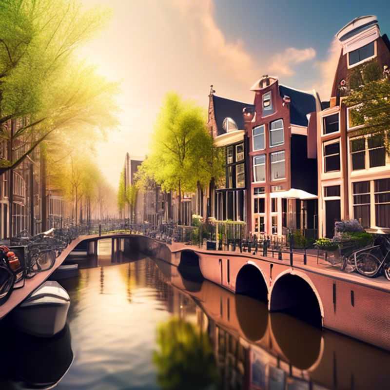 Amsterdam en hiver: canaux pittoresques et maisons à pignon, illustrant le coût potentiel d'une visite.
