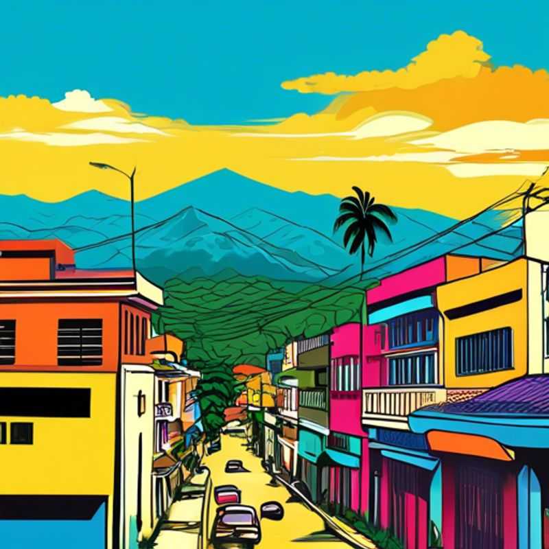 San Pedro Sula, Honduras : Vue de rue montrant l'ambiance et le coût de la vie.