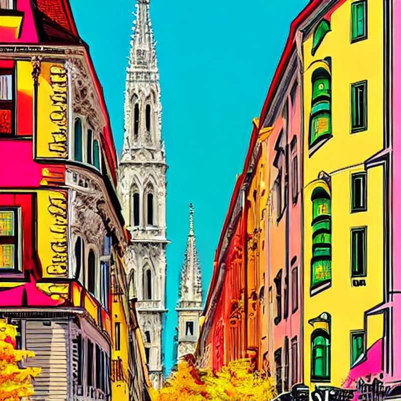 Golden hour bathes Vienna's stunning architecture in a warm glow, a photographer's dream and the perfect backdrop for your next Instagram post in Austria's capital. #Vienna #SocialMediaHotspots #Austria #TravelPhotography
