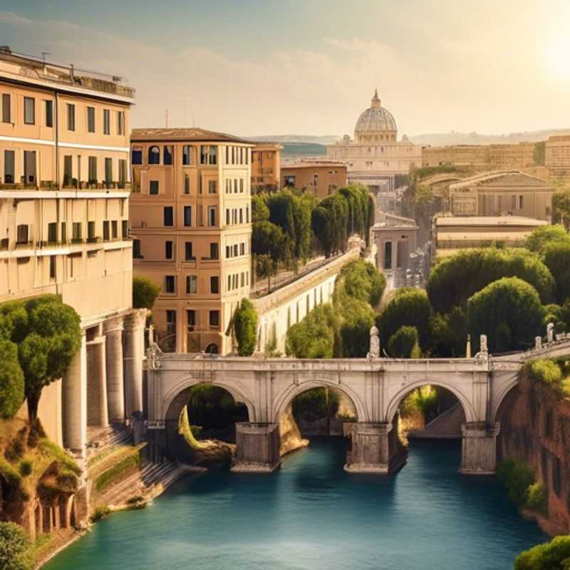 Rome, Italie : Vue pittoresque illustrant le coût de la vie à Rome.