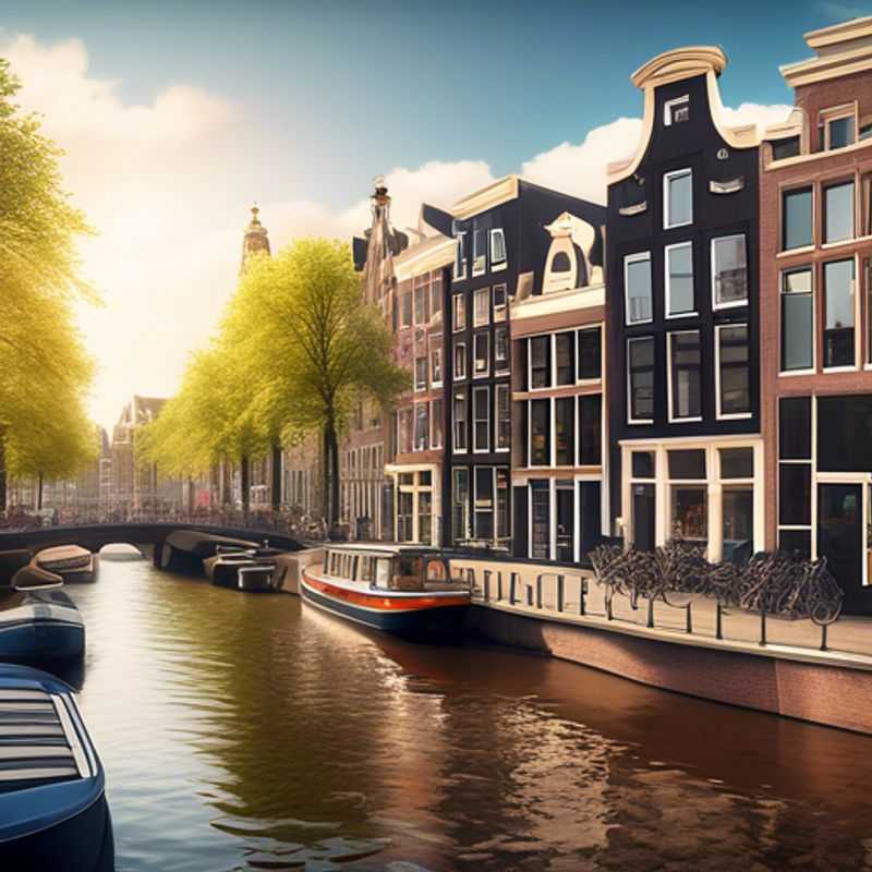 Amsterdam en hiver : un canal gelé, reflétant les maisons colorées – est-ce que ça coûte cher de visiter cette ville magnifique ?