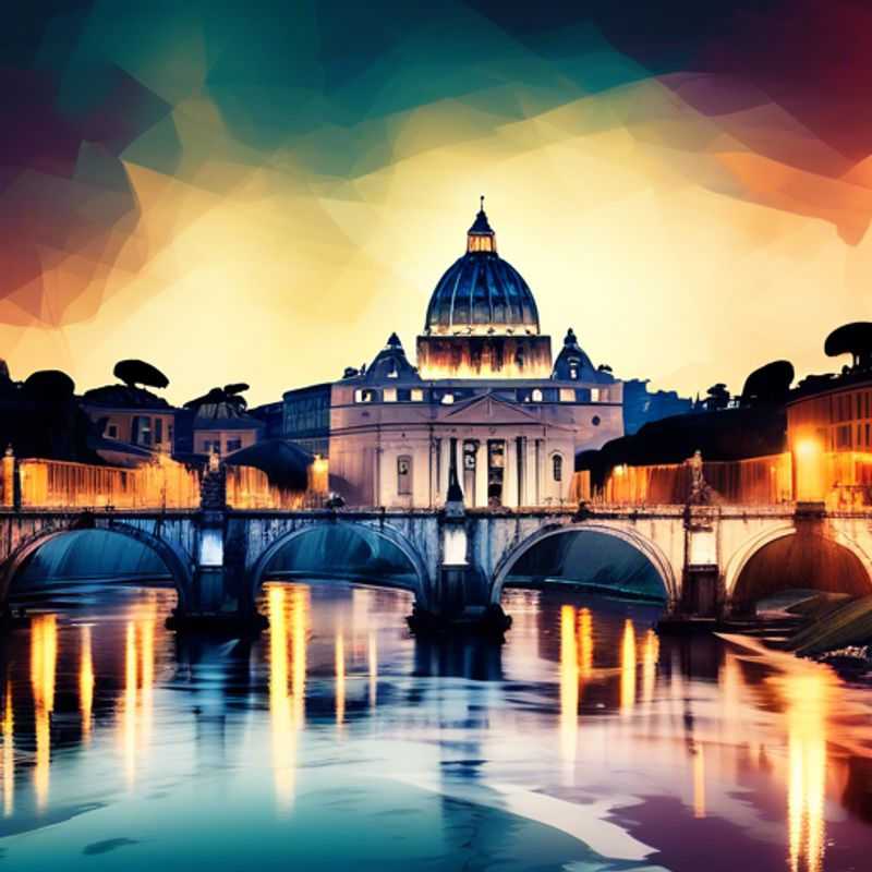 Rome, Italie : une vue pittoresque illustrant le coût potentiel d'une visite.