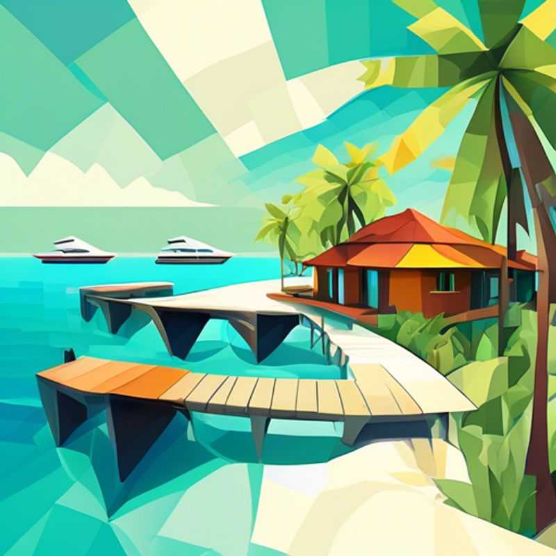 Here are a few options for alt text in French for an image of the Maldives in an article about the cost of visiting: