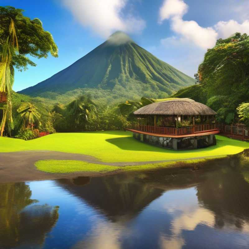 La Fortuna, Costa Rica : Un paysage luxuriant et volcanique.